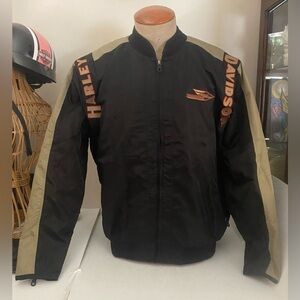 SOLD Harley Davidson Mens XL Lined Nylon Jacket